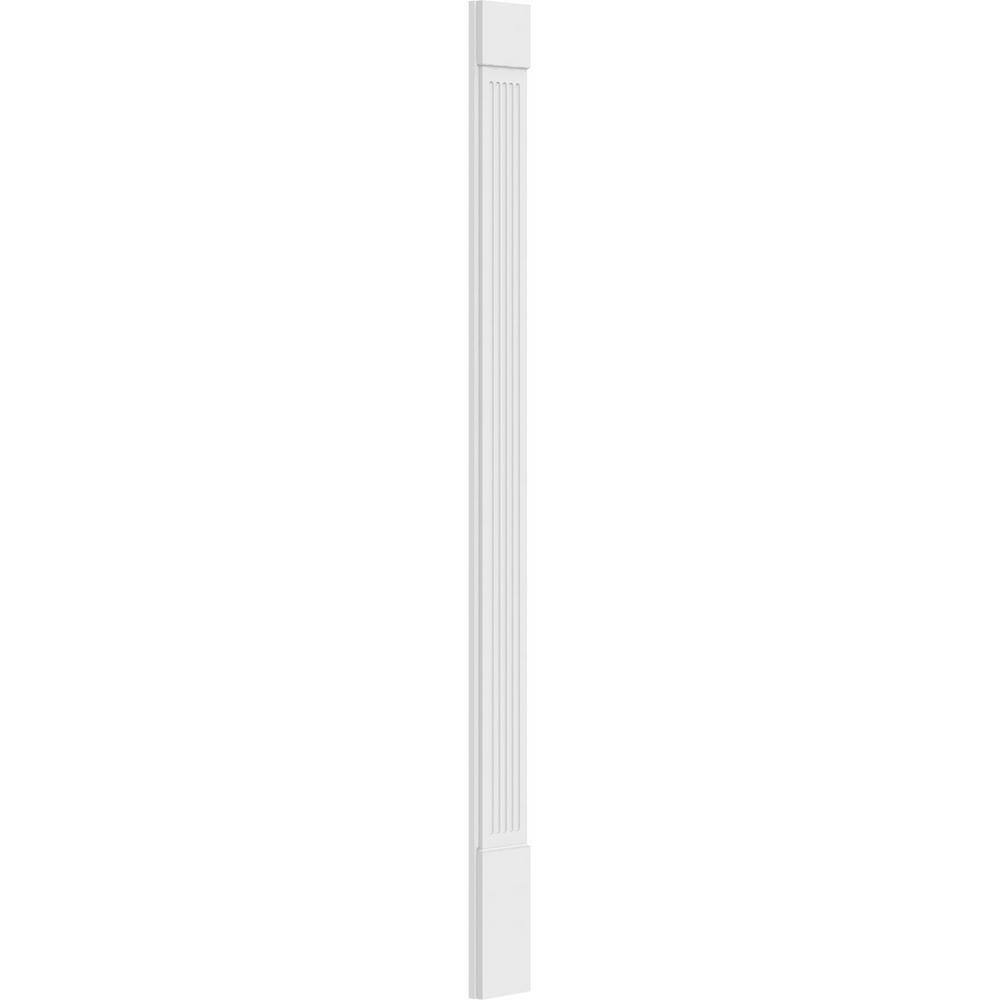 Ekena Millwork 2 in. D x 9 in. W x 120 in. L Primed Polyurethane Pilaster 1- Pack