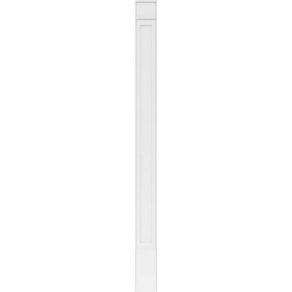 Ekena Millwork 2 in. D x 9 in. W x 120 in. L Primed Polyurethane Pilaster 1- Pack