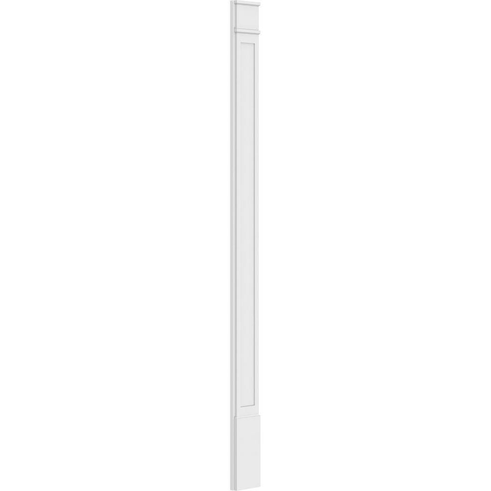 Ekena Millwork 2 in. D x 9 in. W x 120 in. L Primed Polyurethane Pilaster 1- Pack