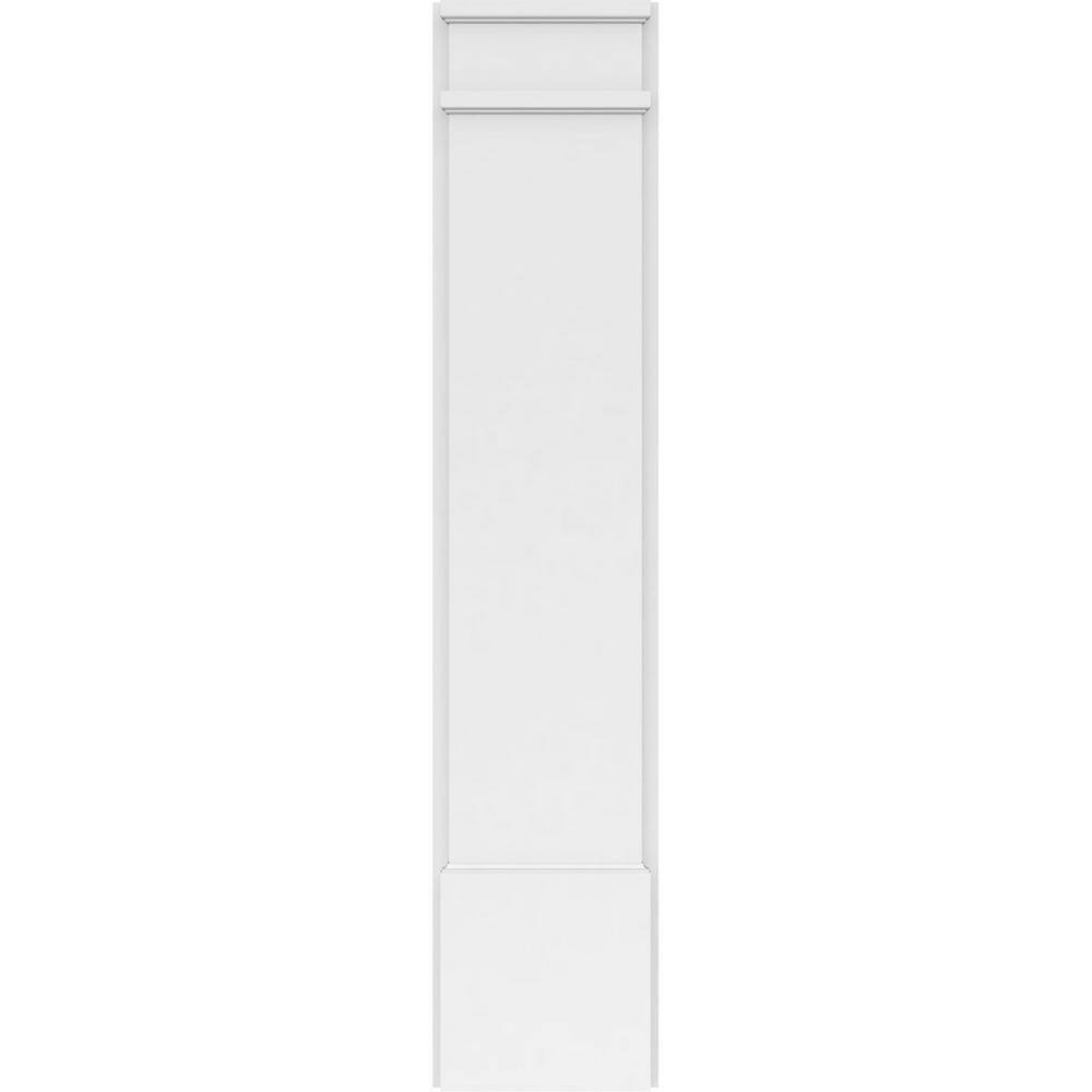 Ekena Millwork 2 in. D x 10 in. W x 48 in. L Primed Polyurethane Pilaster 1- Pack