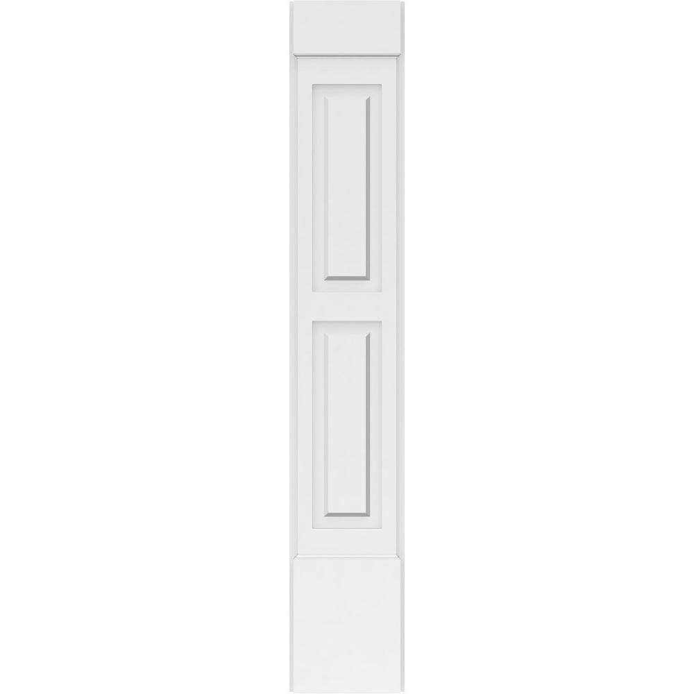 Ekena Millwork 2 in. D x 10 in. W x 60 in. L Primed Polyurethane Pilaster 1- Pack