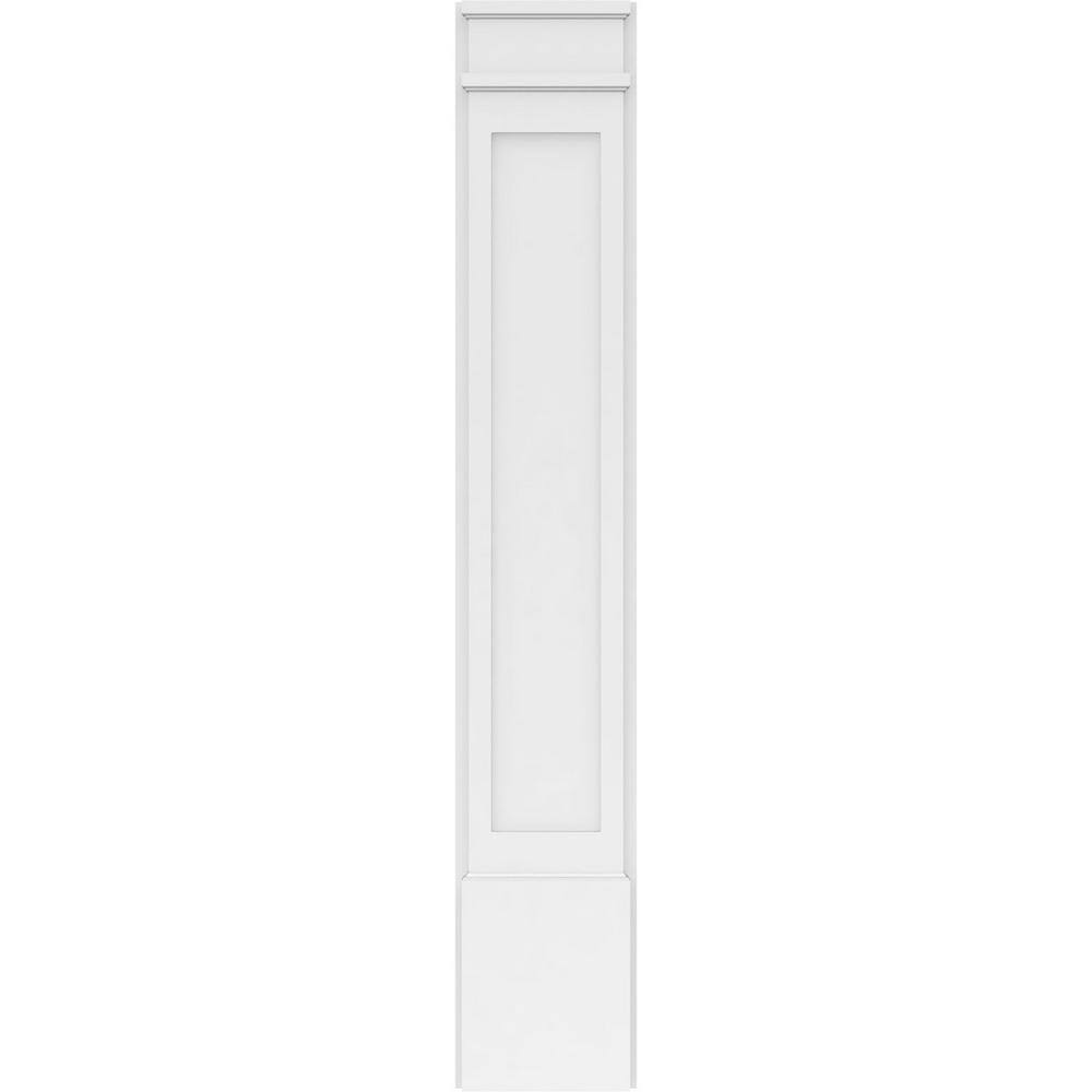 Ekena Millwork 2 in. D x 10 in. W x 60 in. L Primed Polyurethane Pilaster 1- Pack