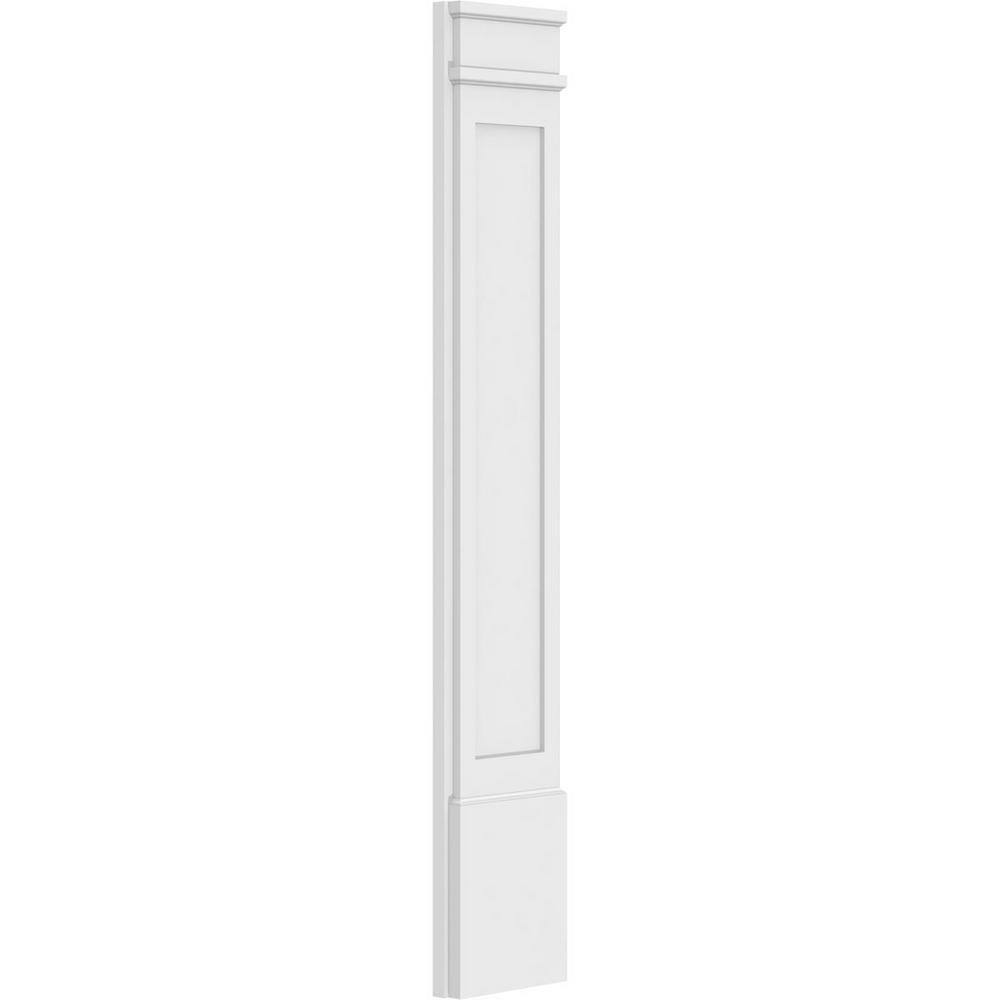 Ekena Millwork 2 in. D x 10 in. W x 60 in. L Primed Polyurethane Pilaster 1- Pack