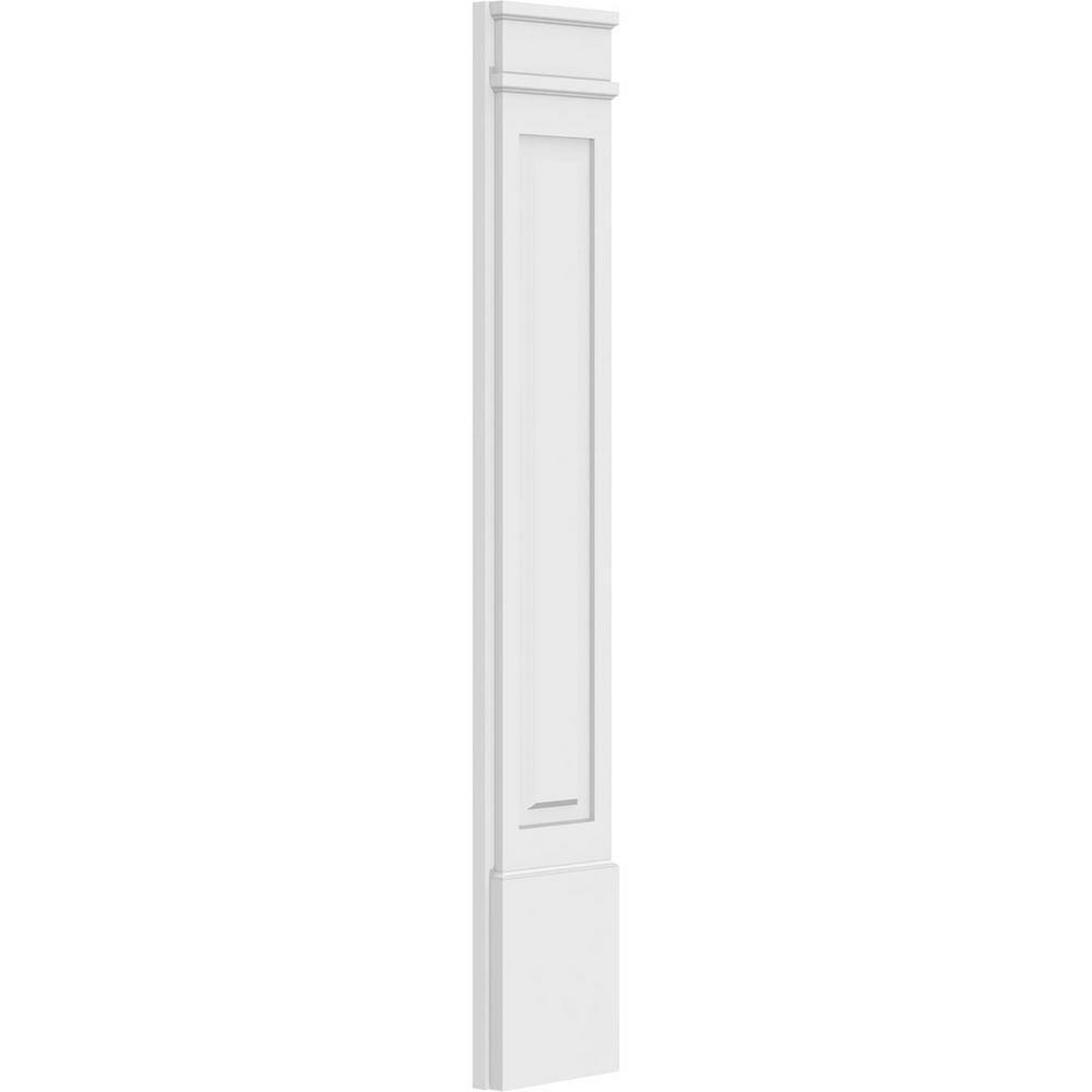 Ekena Millwork 2 in. D x 10 in. W x 60 in. L Primed Polyurethane Pilaster 1- Pack