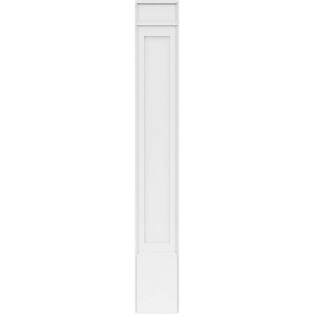 Ekena Millwork 2 in. D x 10 in. W x 72 in. L Primed Polyurethane Pilaster 1- Pack
