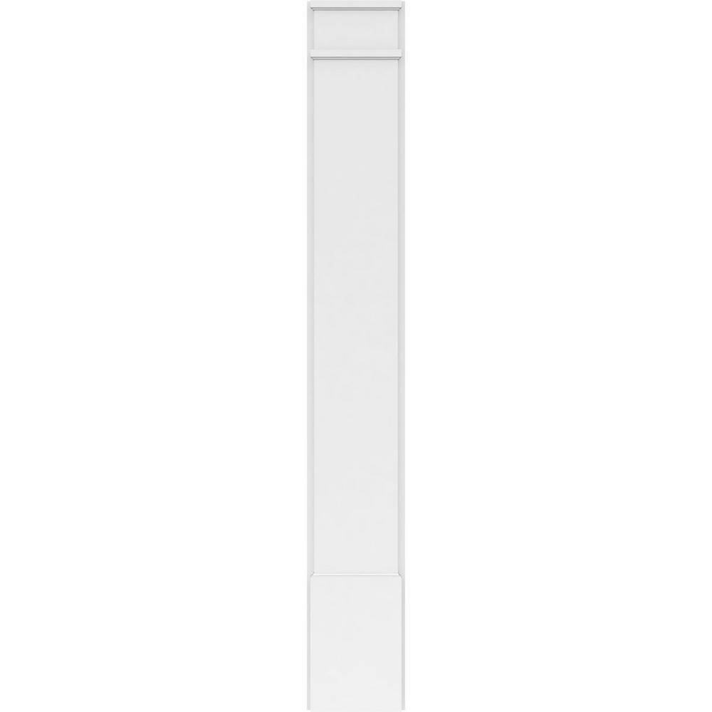 Ekena Millwork 2 in. D x 10 in. W x 72 in. L Primed Polyurethane Pilaster 1- Pack