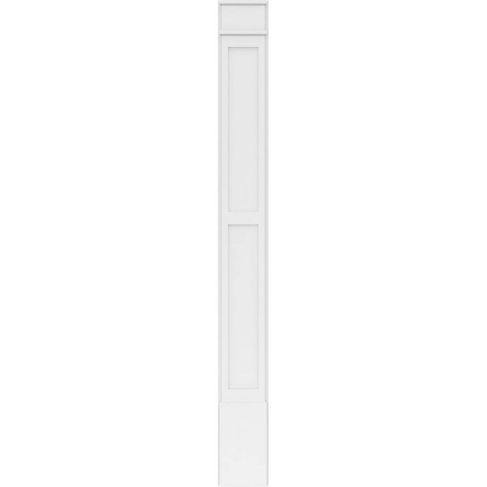 Ekena Millwork 2 in. D x 10 in. W x 96 in. L Primed Polyurethane Pilaster (1- Pack)