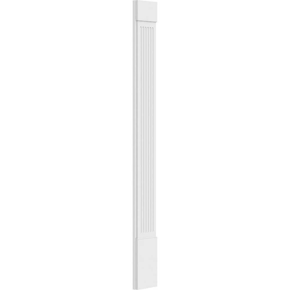 Ekena Millwork 2 in. D x 10 in. W x 96 in. L Primed Polyurethane Pilaster 1- Pack