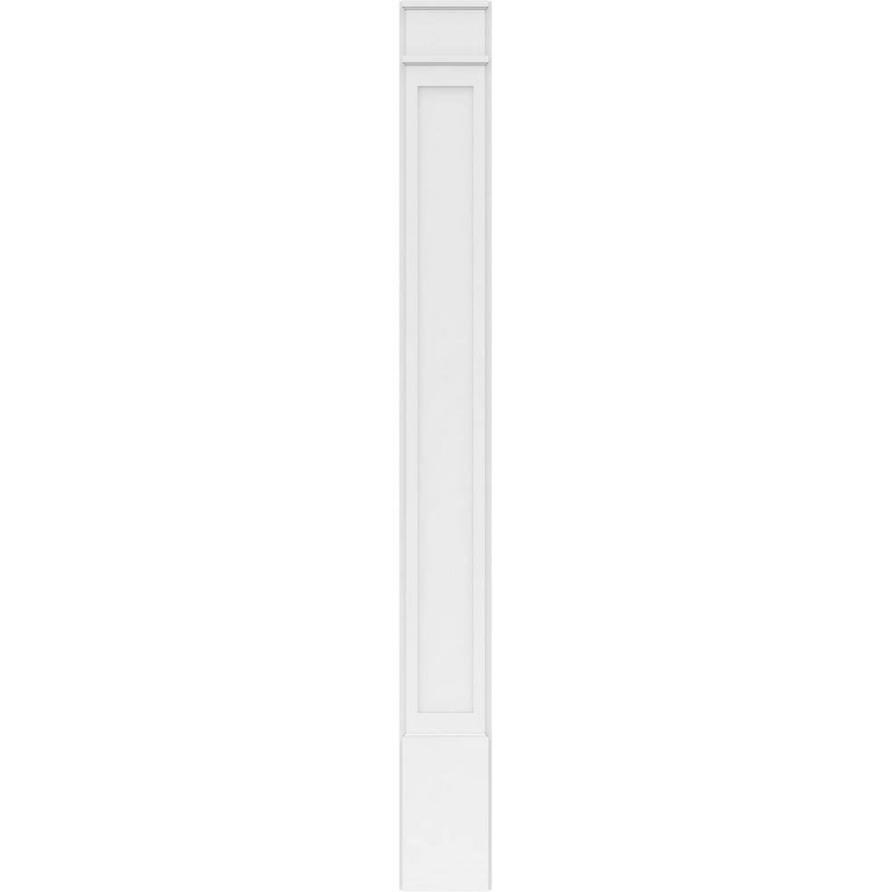 Ekena Millwork 2 in. D x 10 in. W x 96 in. L Primed Polyurethane Pilaster (1- Pack)