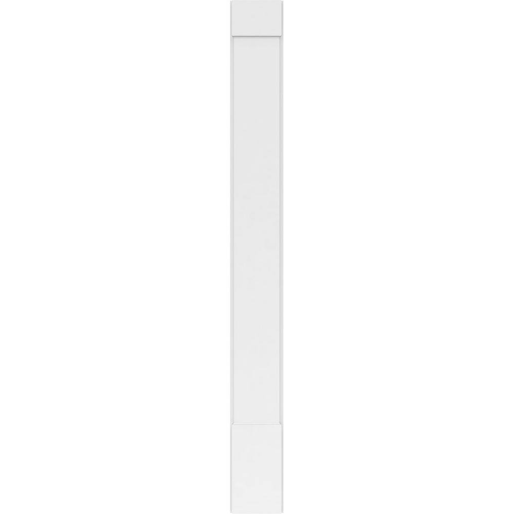 Ekena Millwork 2 in. D x 10 in. W x 96 in. L Primed Polyurethane Pilaster 1- Pack