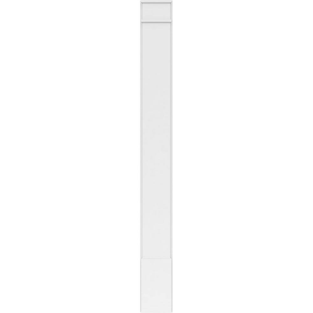 Ekena Millwork 2 in. D x 10 in. W x 96 in. L Primed Polyurethane Pilaster 1- Pack