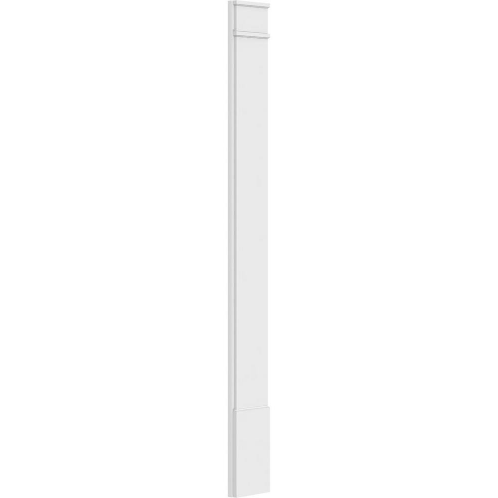 Ekena Millwork 2 in. D x 10 in. W x 96 in. L Primed Polyurethane Pilaster 1- Pack