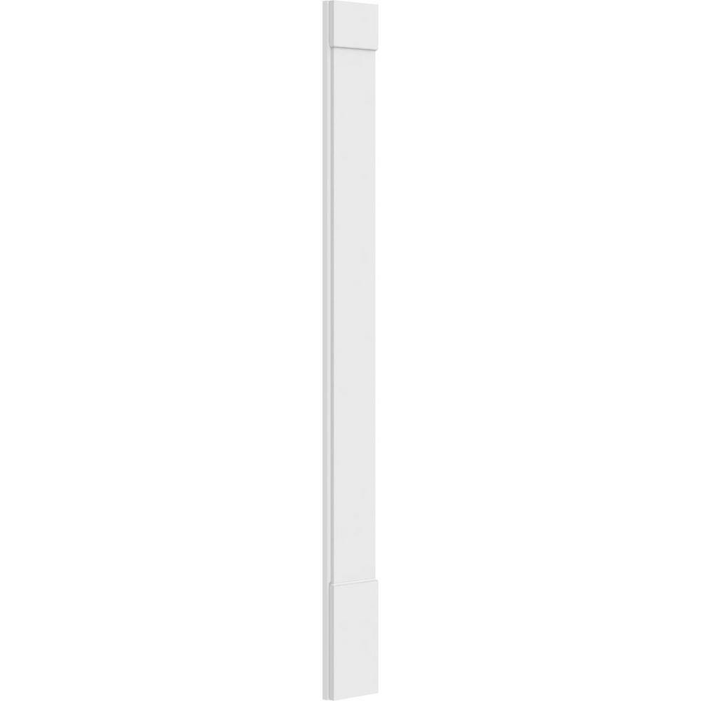 Ekena Millwork 2 in. D x 10 in. W x 102 in. L Primed Polyurethane Pilaster 1-Pack
