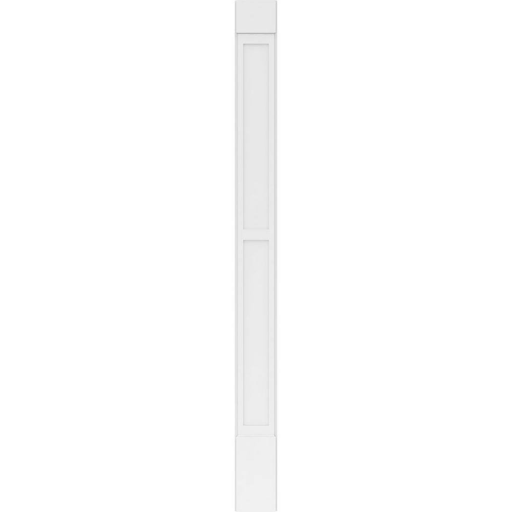 Ekena Millwork 2 in. D x 10 in. W x 120 in. L Primed Polyurethane Pilaster 1- Pack