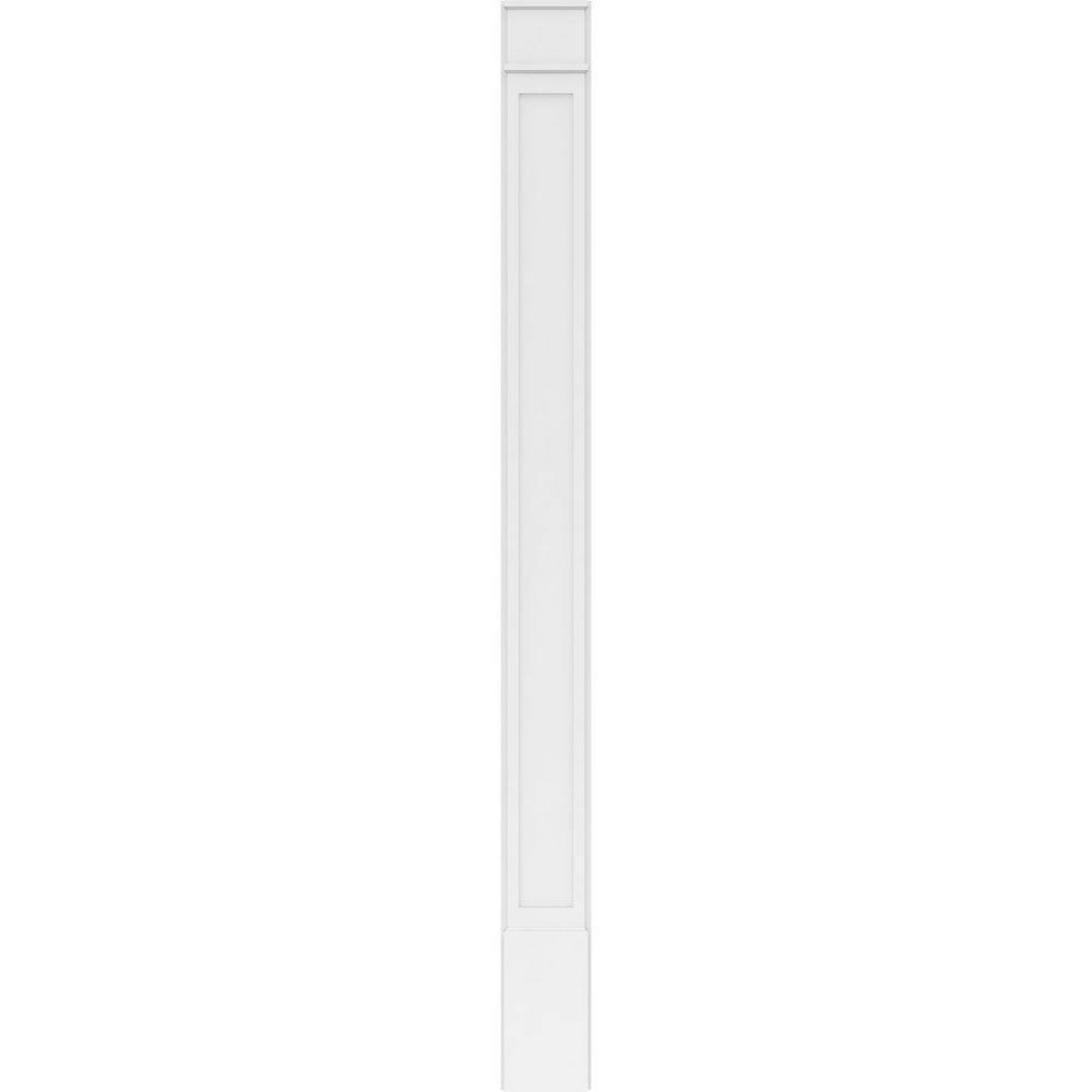 Ekena Millwork 2 in. D x 10 in. W x 120 in. L Primed Polyurethane Pilaster 1- Pack