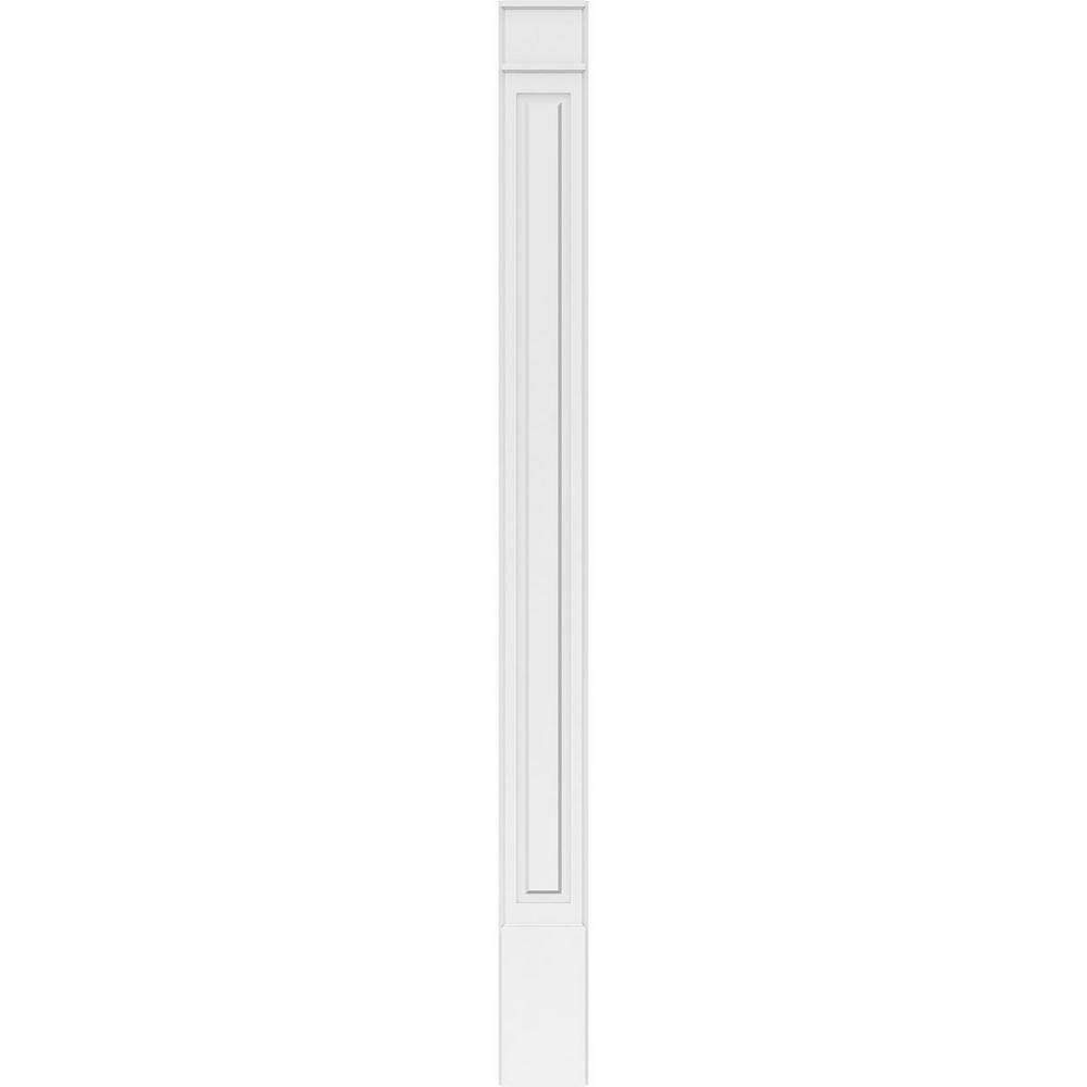 Ekena Millwork 2 in. D x 10 in. W x 120 in. L Primed Polyurethane Pilaster 1- Pack