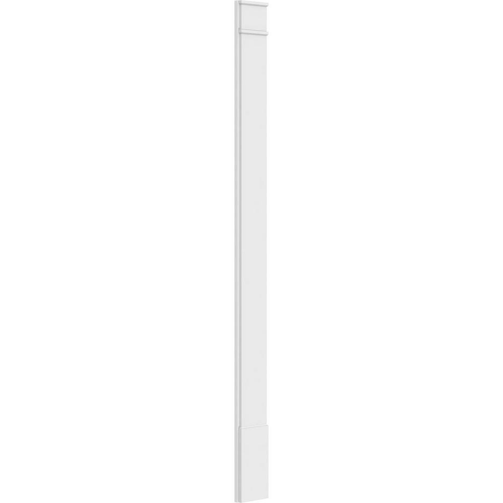 Ekena Millwork 2 in. D x 10 in. W x 120 in. L Primed Polyurethane Pilaster 1- Pack