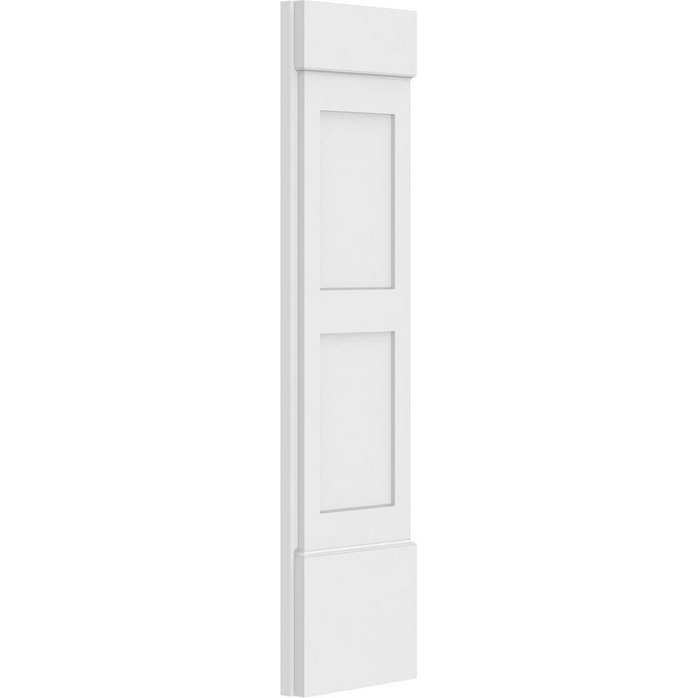 Ekena Millwork 2 in. D x 12 in. W x 48 in. L Primed Polyurethane Pilaster 1- Pack