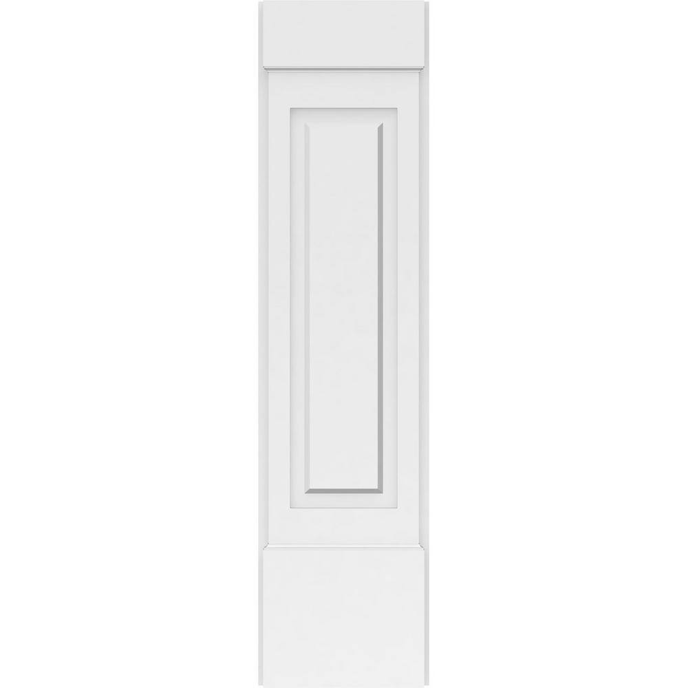 Ekena Millwork 2 in. D x 12 in. W x 48 in. L Primed Polyurethane Pilaster 1- Pack