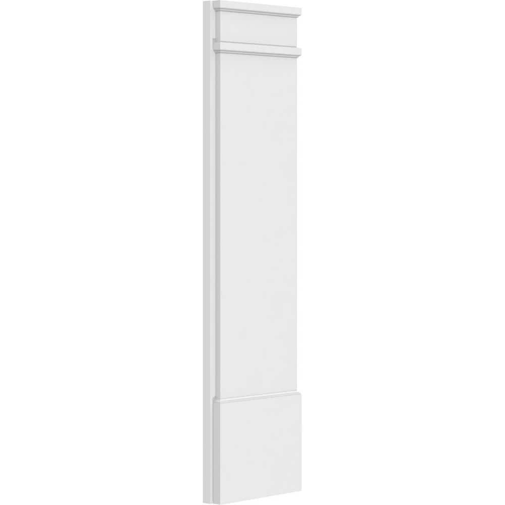 Ekena Millwork 2 in. D x 12 in. W x 48 in. L Primed Polyurethane Pilaster 1-Pack