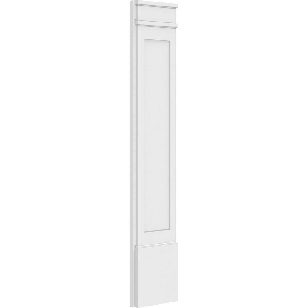 Ekena Millwork 2 in. D x 12 in. W x 60 in. L Primed Polyurethane Pilaster 1- Pack