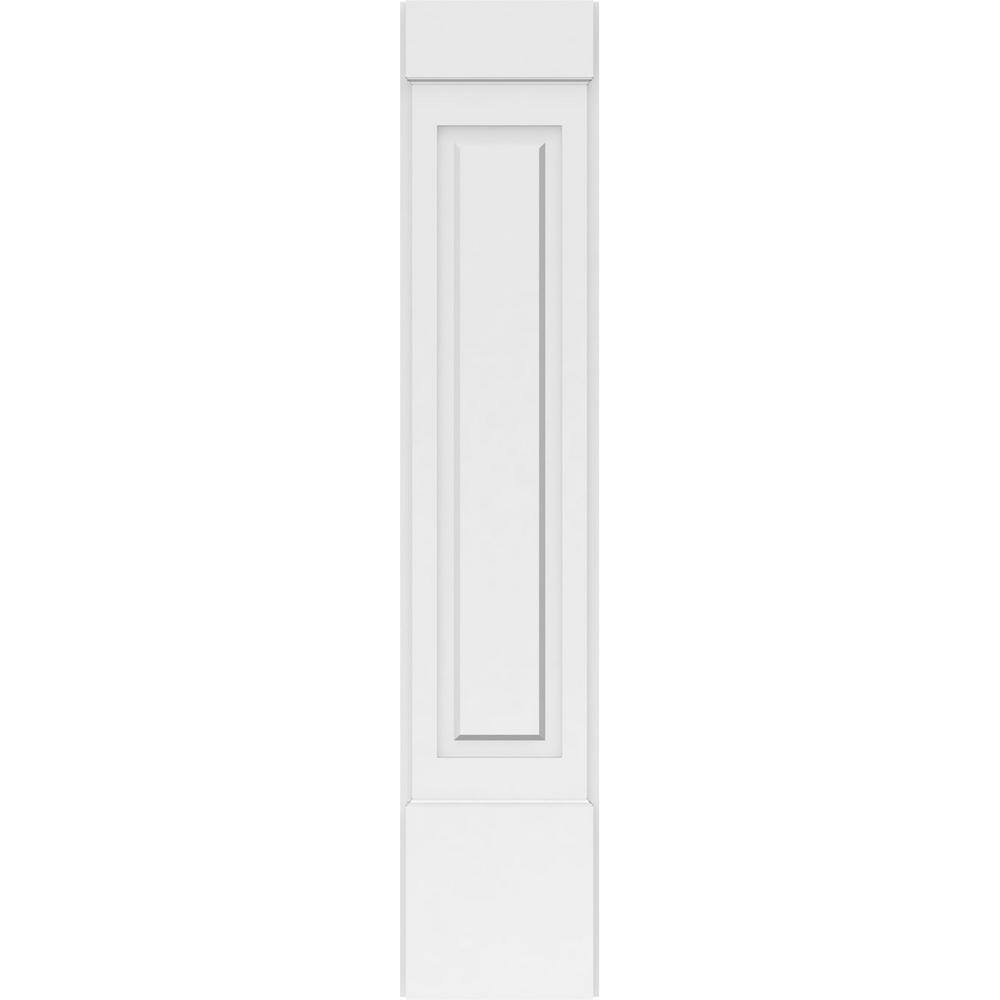 Ekena Millwork 2 in. D x 12 in. W x 60 in. L Primed Polyurethane Pilaster 1- Pack