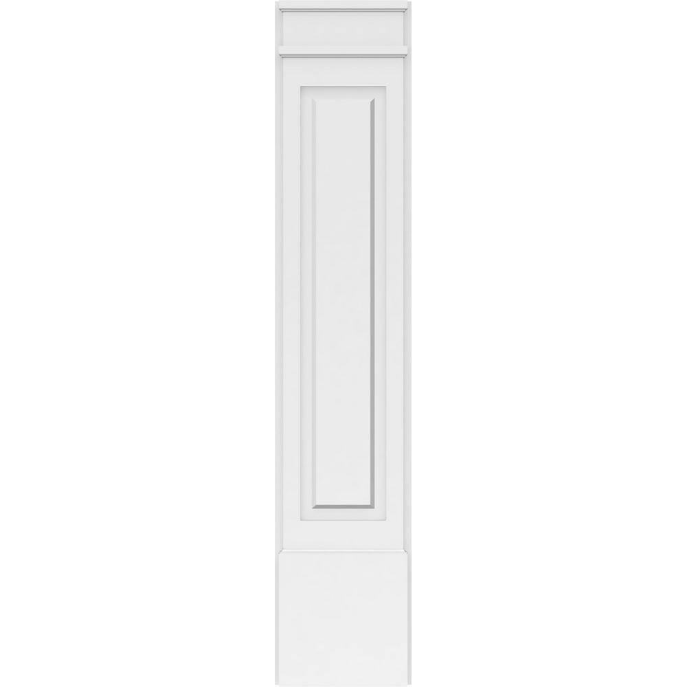 Ekena Millwork 2 in. D x 12 in. W x 60 in. L Primed Polyurethane Pilaster 1-Pack