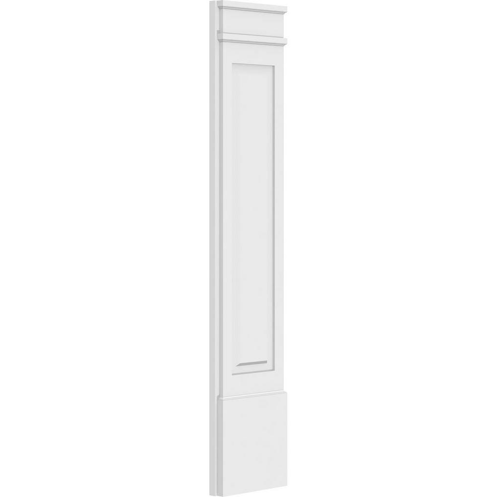 Ekena Millwork 2 in. D x 12 in. W x 60 in. L Primed Polyurethane Pilaster 1-Pack