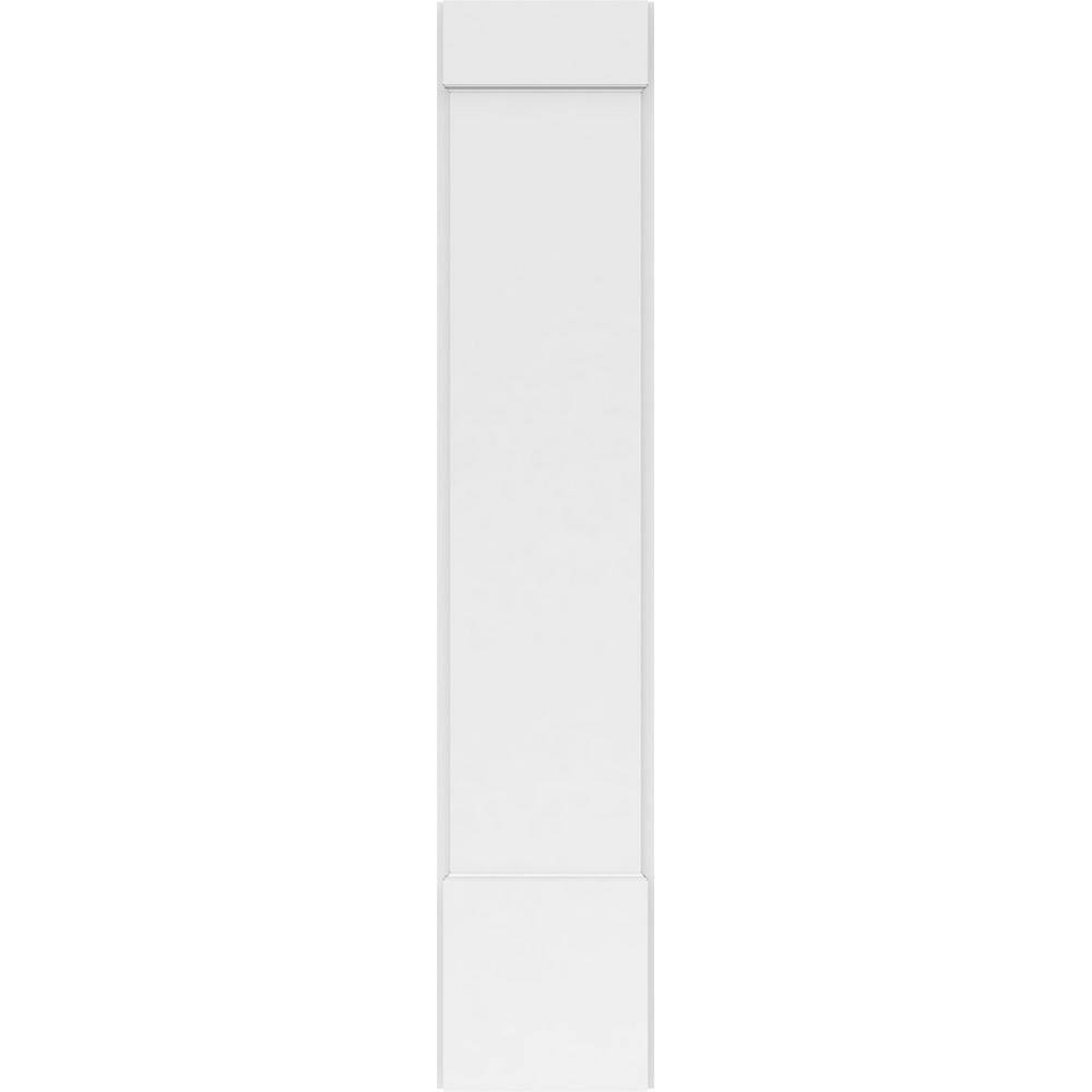 Ekena Millwork 2 in. D x 12 in. W x 60 in. L Primed Polyurethane Pilaster 1- Pack