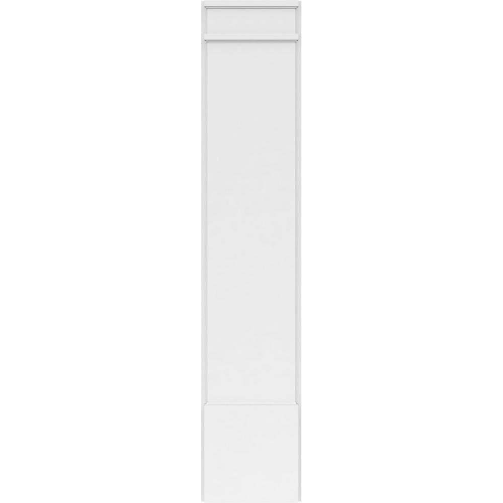 Ekena Millwork 2 in. D x 12 in. W x 60 in. L Primed Polyurethane Pilaster 1- Pack