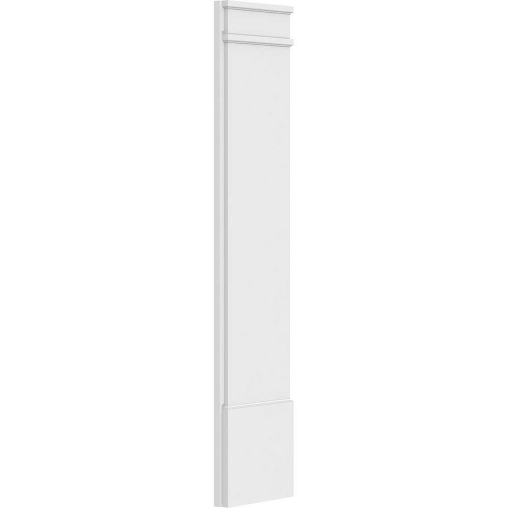 Ekena Millwork 2 in. D x 12 in. W x 60 in. L Primed Polyurethane Pilaster 1- Pack