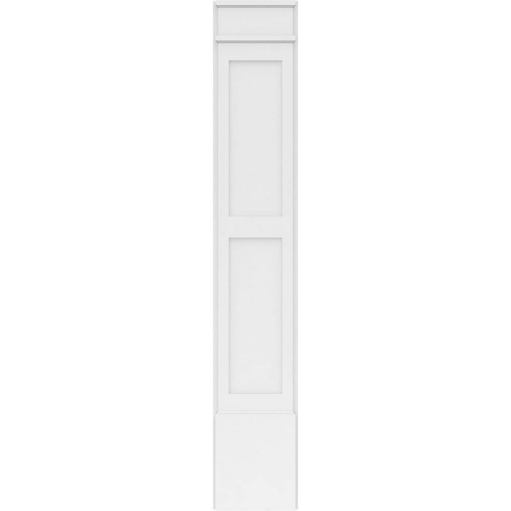 Ekena Millwork 2 in. D x 12 in. W x 72 in. L Primed Polyurethane Pilaster (1- Pack)