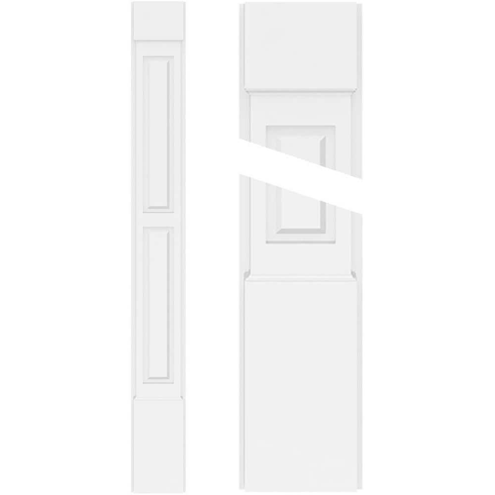 Ekena Millwork 2 in. D x 12 in. W x 72 in. L Primed Polyurethane Pilaster (1- Pack)