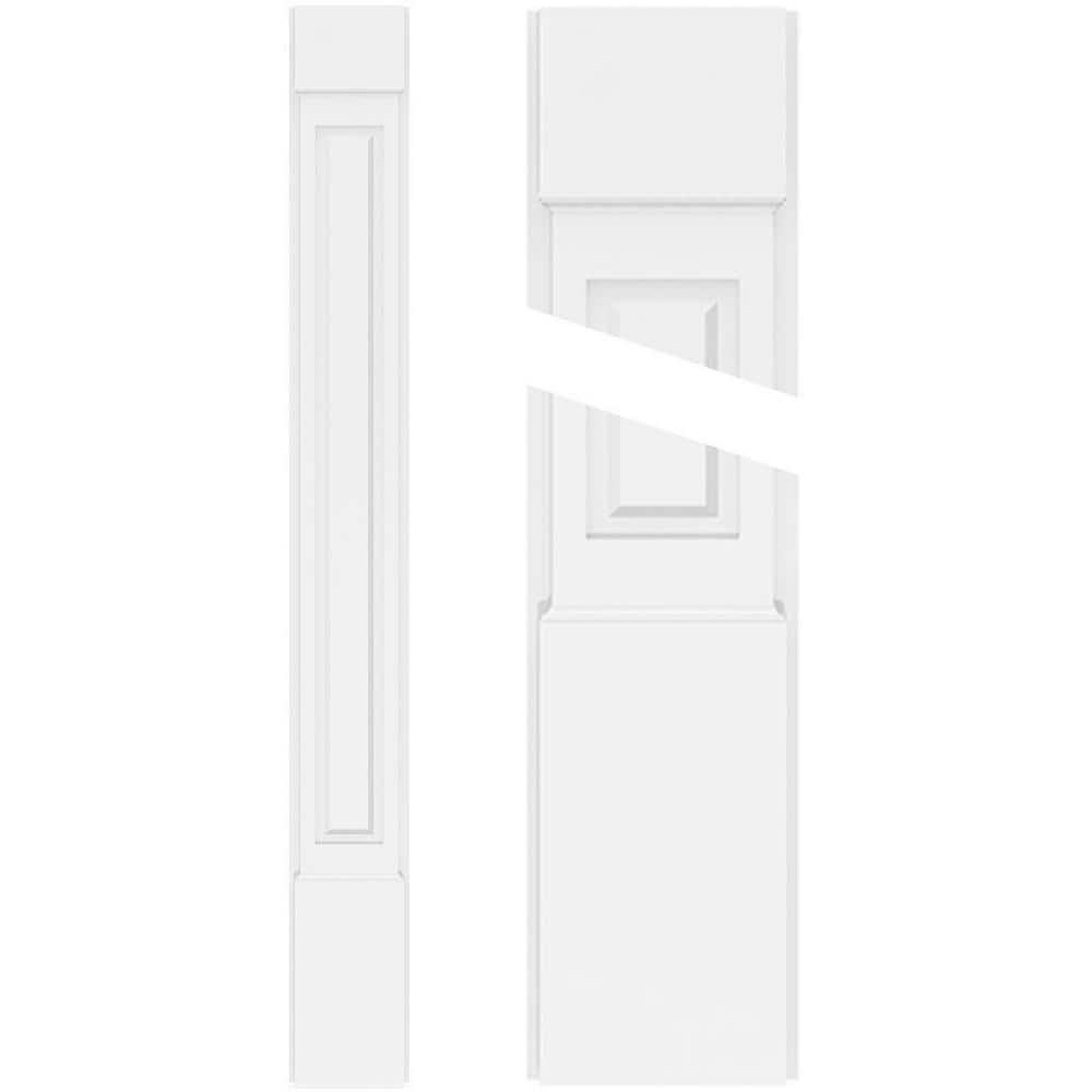 Ekena Millwork 2 in. D x 12 in. W x 72 in. L Primed Polyurethane Pilaster 1-Pack