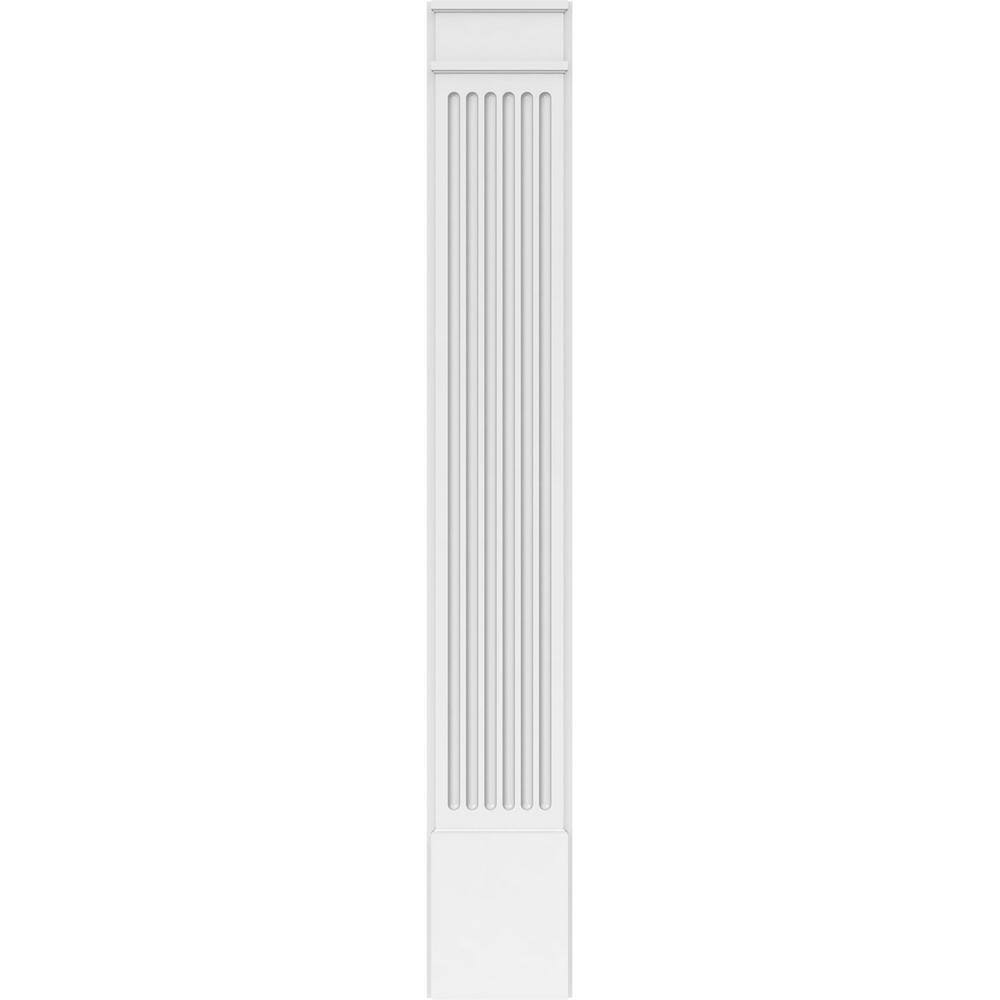 Ekena Millwork 2 in. D x 12 in. W x 82 in. L Primed Polyurethane Pilaster 1- Pack
