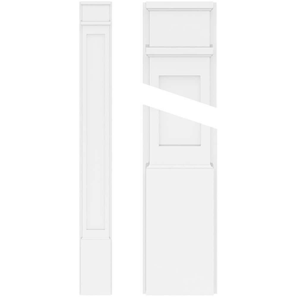 Ekena Millwork 2 in. D x 12 in. W x 82 in. L Primed Polyurethane Pilaster (1- Pack)