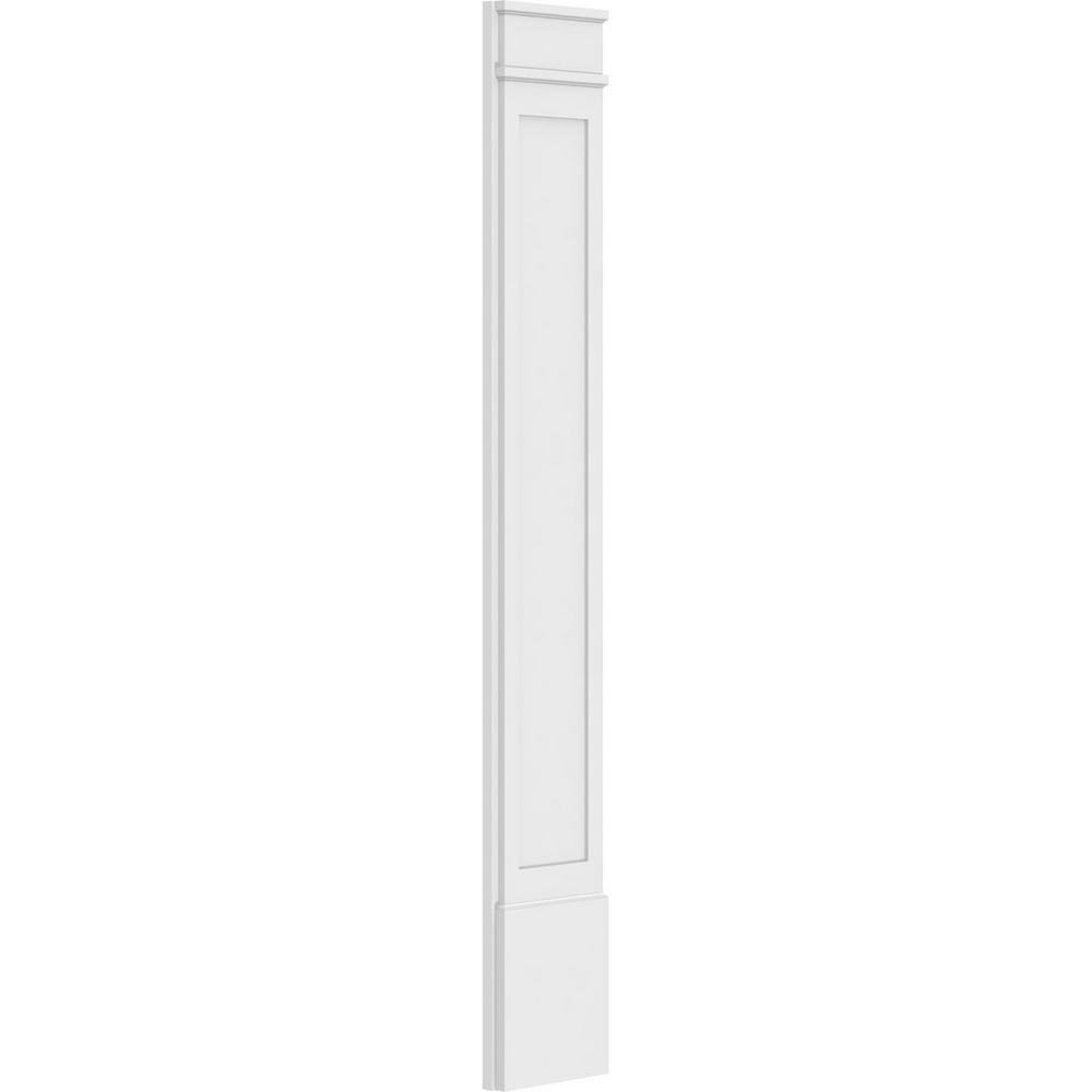 Ekena Millwork 2 in. D x 12 in. W x 82 in. L Primed Polyurethane Pilaster (1- Pack)