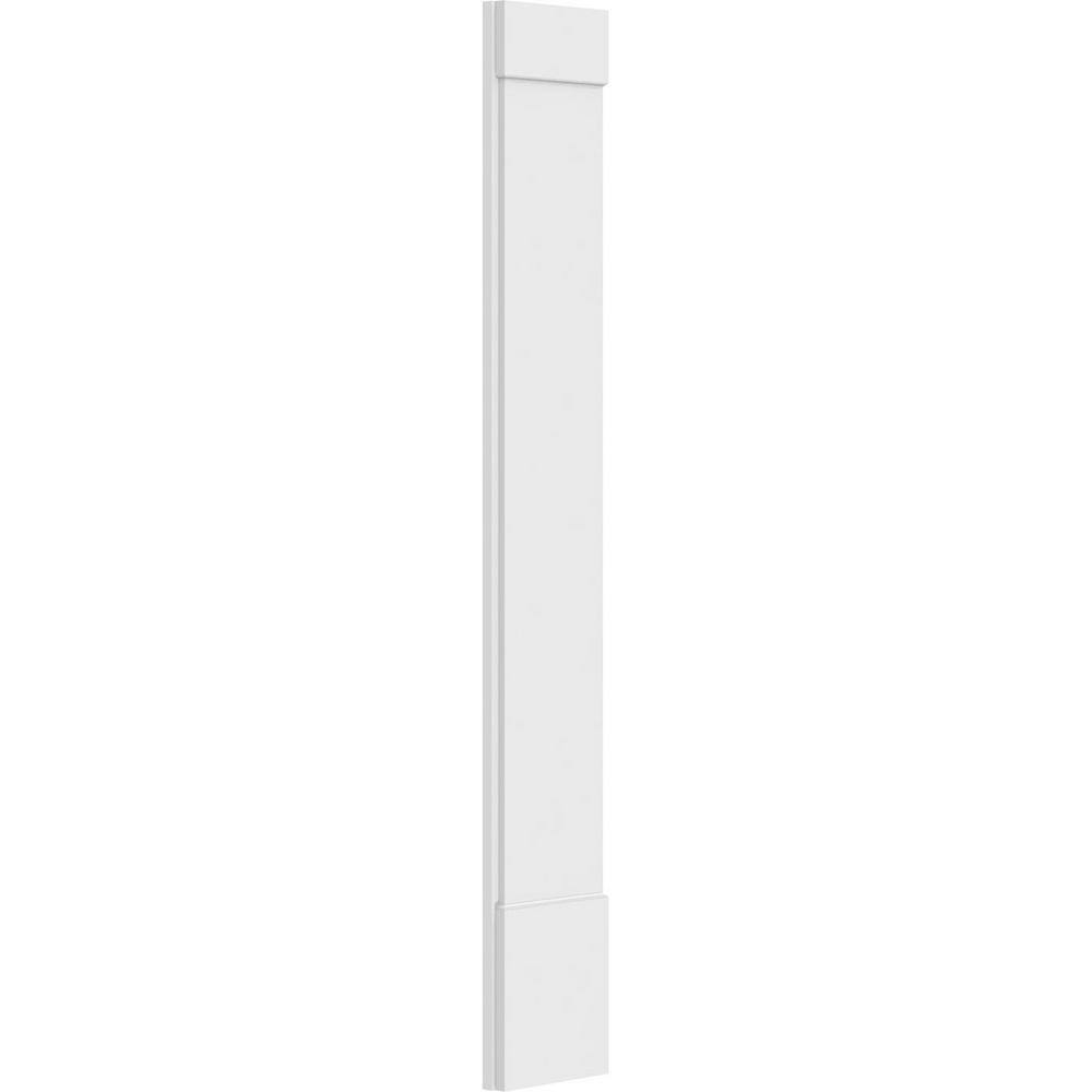 Ekena Millwork 2 in. D x 12 in. W x 82 in. L Primed Polyurethane Pilaster 1-Pack