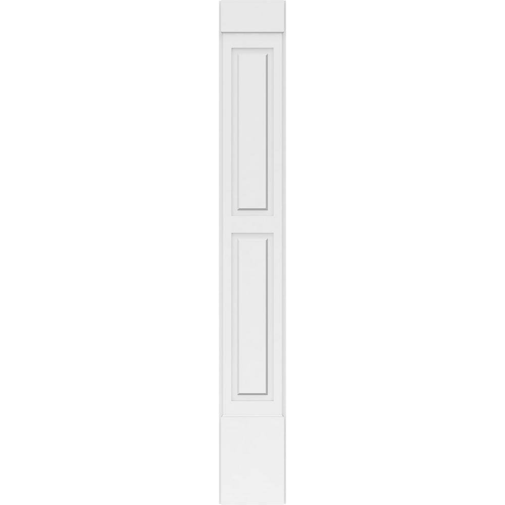 Ekena Millwork 2 in. D x 12 in. W x 90 in. L Primed Polyurethane Pilaster (1- Pack)