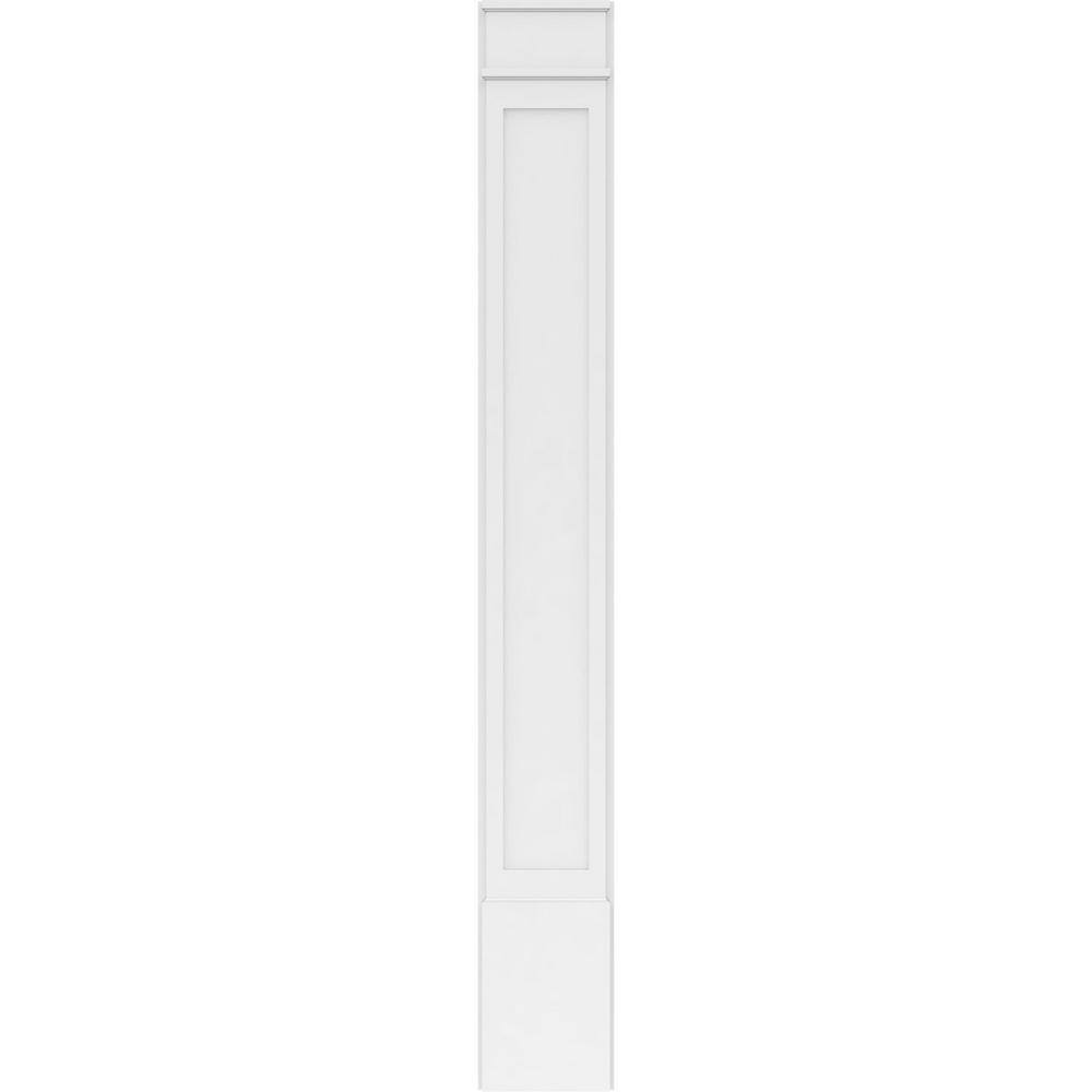 Ekena Millwork 2 in. D x 12 in. W x 96 in. L Primed Polyurethane Pilaster 1- Pack