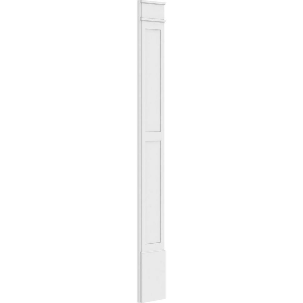Ekena Millwork 2 in. D x 12 in. W x 102 in. L Primed Polyurethane Pilaster 1-Pack