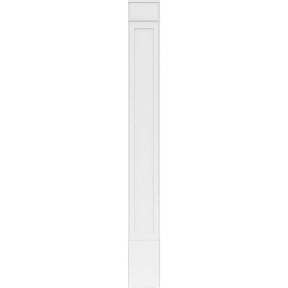 Ekena Millwork 2 in. D x 12 in. W x 108 in. L Primed Polyurethane Pilaster 1- Pack