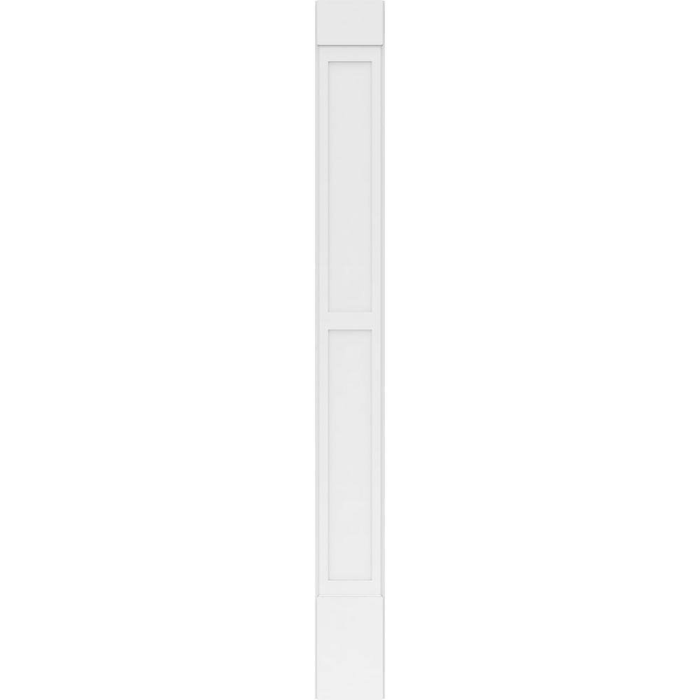 Ekena Millwork 2 in. D x 12 in. W x 120 in. L Primed Polyurethane Pilaster 1- Pack