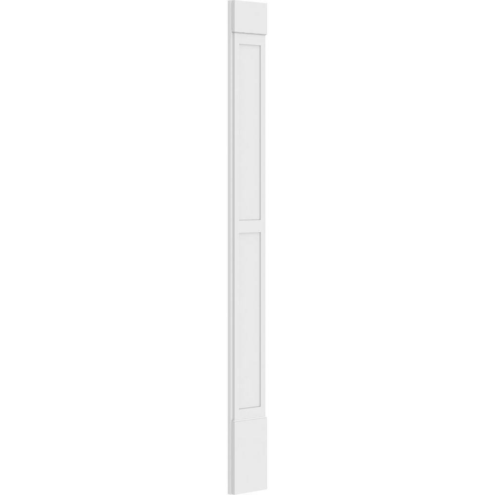Ekena Millwork 2 in. D x 12 in. W x 120 in. L Primed Polyurethane Pilaster 1- Pack