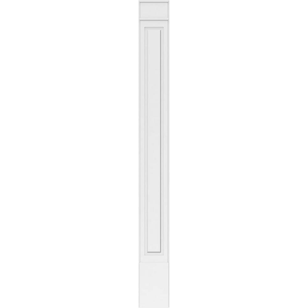 Ekena Millwork 2 in. D x 12 in. W x 120 in. L Primed Polyurethane Pilaster 1- Pack