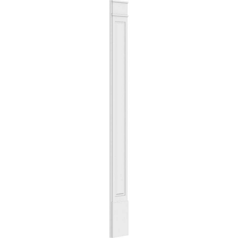 Ekena Millwork 2 in. D x 12 in. W x 120 in. L Primed Polyurethane Pilaster 1- Pack