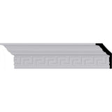 Ekena Millwork 2-1/4 in. x 3-1/2 in. x 94-1/2 in. Polyurethane Eris Crown Moulding