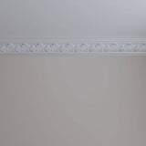 Ekena Millwork 3-1/4 in. x 4-1/2 in. x 94-1/2 in. Polyurethane Devon Crown Moulding