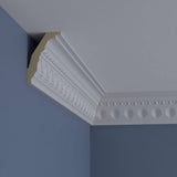 Ekena Millwork 2-7/8 in. x 4-3/8 in. x 94-1/2 in. Polyurethane Heaton Crown Moulding