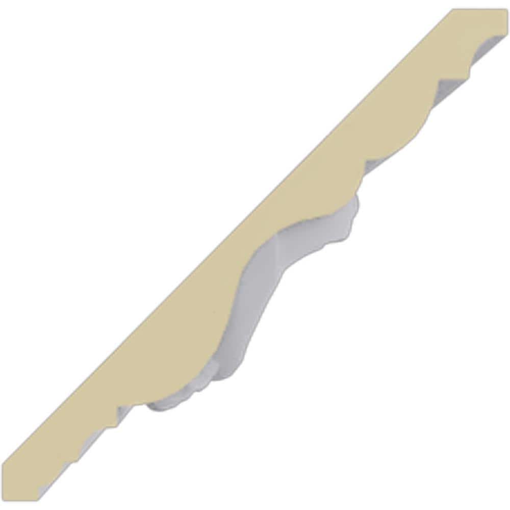 Ekena Millwork 4-5/8 in. x 4-1/2 in. x 94-1/2 in. Polyurethane Emery Crown Moulding